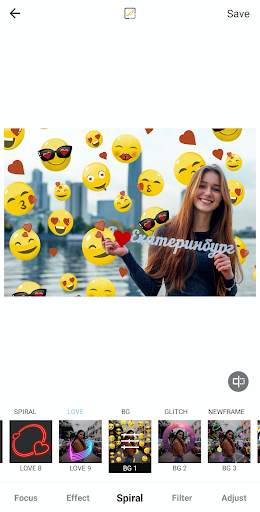 Auto Blur Background Photo Editor - Glitch BG,Neon screenshot 1
