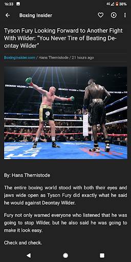 Boxing News screenshot 4