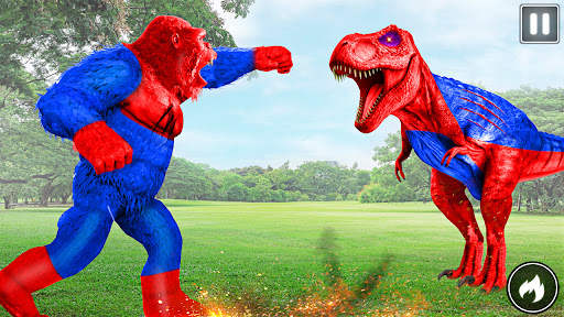 Angry Dinosaur Gorilla Rampage screenshot 2