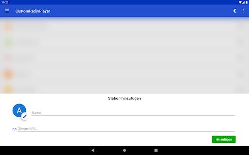 CustomRadioPlayer - Basic URL-RadioStream App screenshot 12