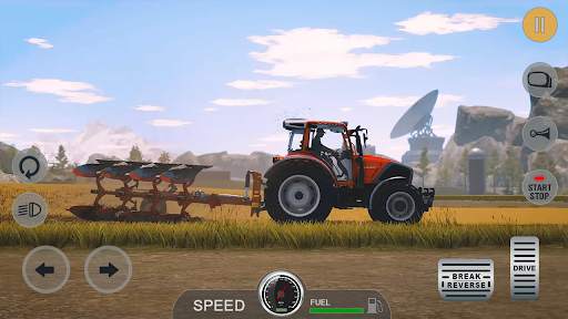 Gra symulatora jazdy ciągnika screenshot 3