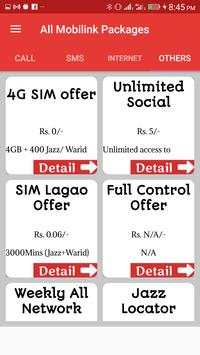 All Internet call, sms Packages 2019 screenshot 7