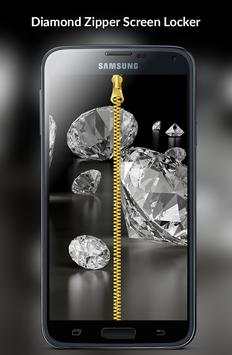 Diamond Zipper Screen Lock screenshot 1