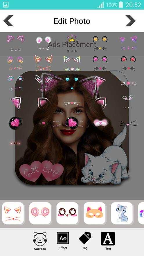 Cat face camera screenshot 4