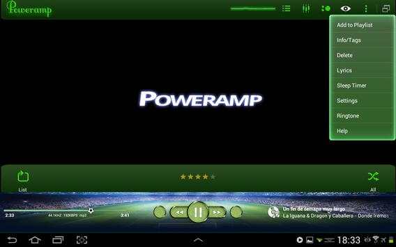 Poweramp Skin Football screenshot 8