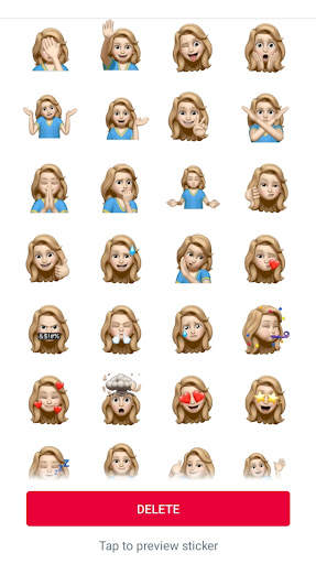 Avatar stickers for Whatsapp screenshot 1