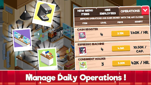 Idle Cafe Tycoon: Coffee Shop screenshot 5