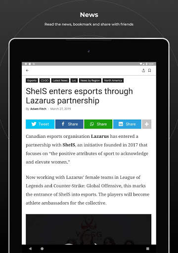 Cyber Sport News screenshot 12