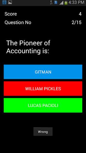 Accounting Quiz ( CR/Dr , Journal Entry, Formula) screenshot 5