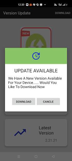 Latest Version Update screenshot 2