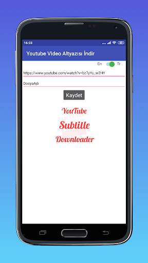 YouTube Subtitle Downloader screenshot 1