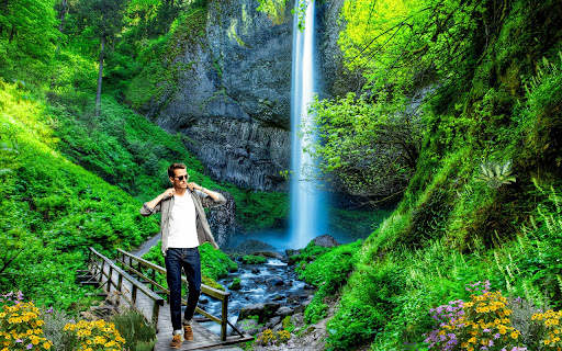 Waterfall Photo Editor: Photo Banane Wala Frames screenshot 4