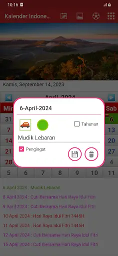 Kalender Indonesia screenshot 3