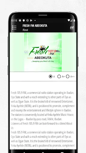 FRESH FM ABEOKUTA screenshot 4