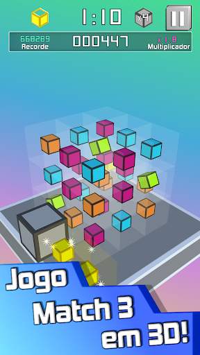 CuboCombo: Um jogo match 3 em 3D! screenshot 1