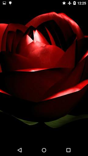 Red Rose 3D Video Theme screenshot 1