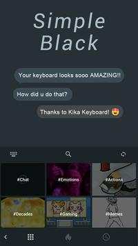 Simple Black Keyboard Theme screenshot 3