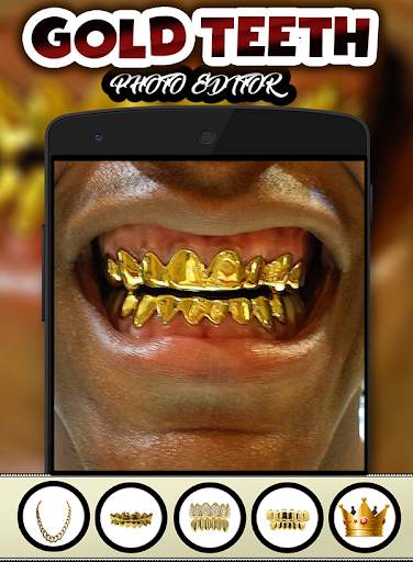 Gold Teeth Photo Editor screenshot 4