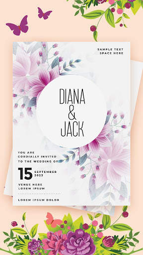 Invitation Card Maker, Invite Maker (RSVP) screenshot 1