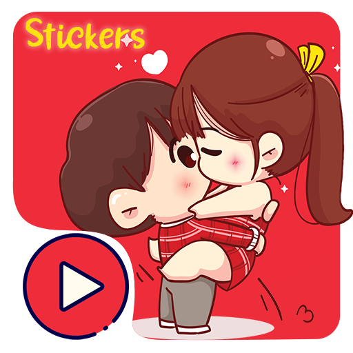 Animated Love Moving Stickers For Whatsapp icon