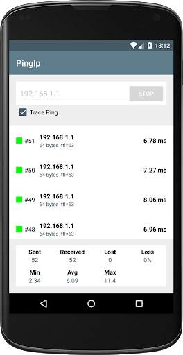 Ping screenshot 1