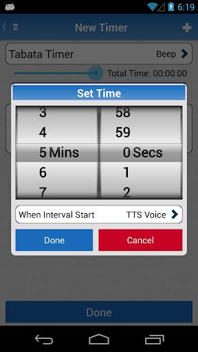 Interval Timer App for Android screenshot 5