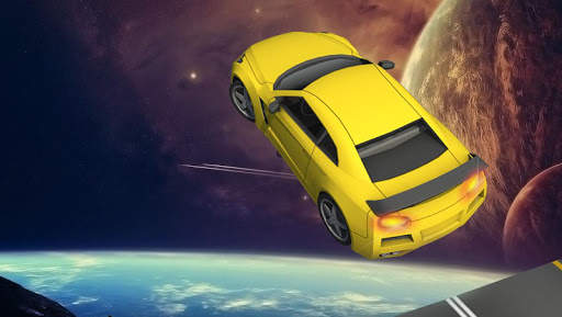 Galaxy stunt racing Game 3D screenshot 2