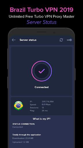 Brazil VPN 2019 - Unlimited Free VPN Proxy Master screenshot 2