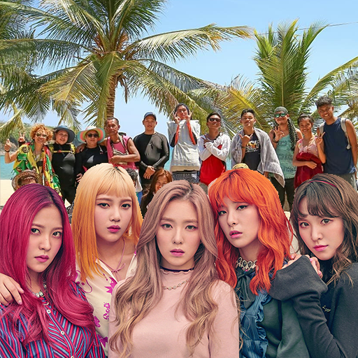 ikon Selfie With Red Velvet