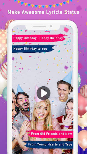 Birthday Video Maker with Song screenshot 1