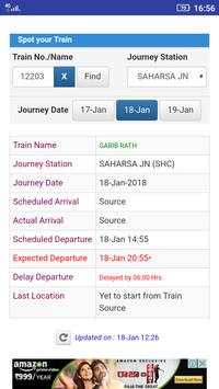 Indian Railways Train Status (NTES) screenshot 4