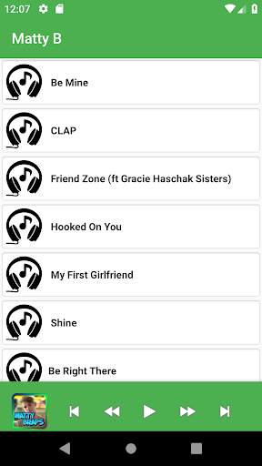 Mattyb Raps all songs screenshot 2