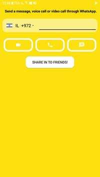IN - Instant Whatsapp Message, Call, Video Call screenshot 1