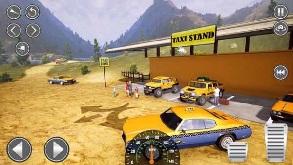 Offroad Taxi Simulator 2019: Mountain Car Driving screenshot 8