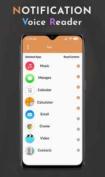App Voice Notification Reader screenshot 1