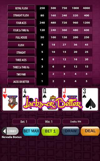 Super Deluxe Video Poker screenshot 18