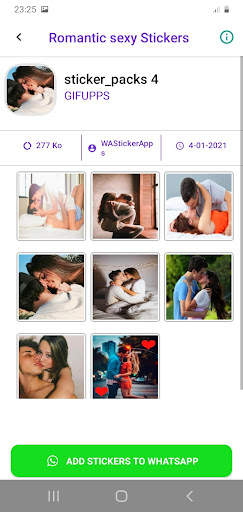 Romantic Stickers for WA - WAStickerApps screenshot 3
