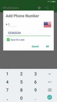 WhatsOpen (Open in Whatsapp) screenshot 1