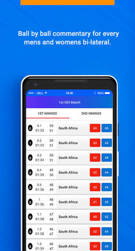 iCC - Live International Cricket Scores screenshot 5
