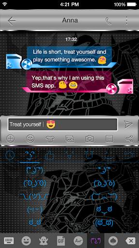 Emoji Keyboard - Auto Robot screenshot 4