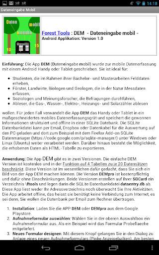 DEM - Dateneingabe Mobil screenshot 8