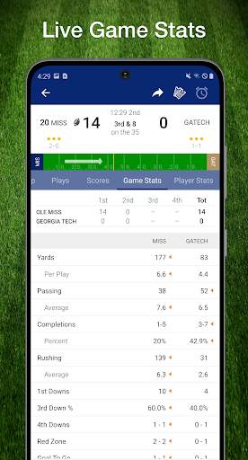 Scores App: College Football 3 تصوير الشاشة