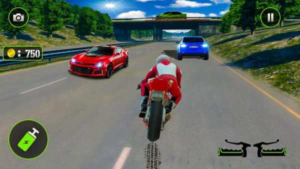 Reckless Racer: 2020’s Highway: Free Bike Racing screenshot 6