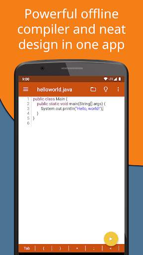 Jvdroid - IDE for Java screenshot 1