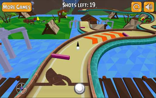 Mini Golf 3D Course King स्क्रीनशॉट 3