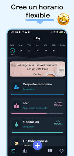 Habit360 - Lista de hábitos screenshot 1