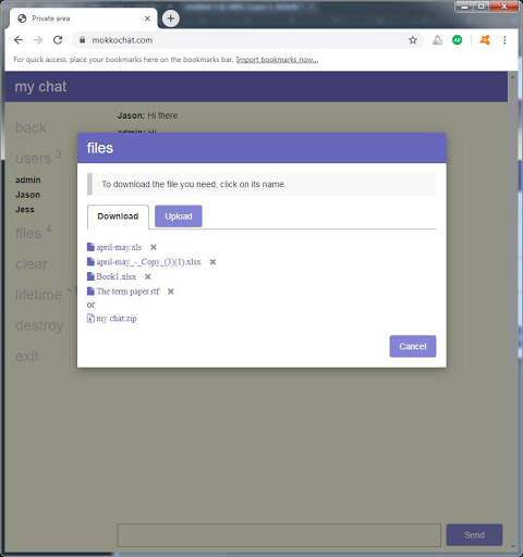 Mokkochat, private anonymous messenger screenshot 7