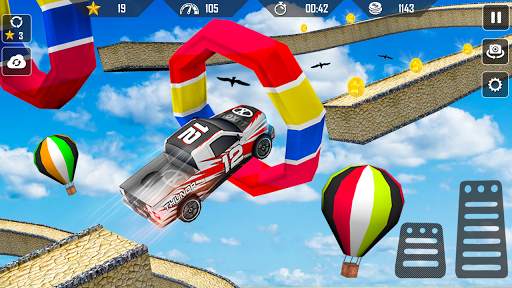 Offroad Jeep Driving Tricky Stunt Master screenshot 7