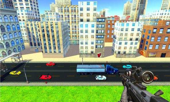 Real sniper traffic shooter 3D screenshot 2