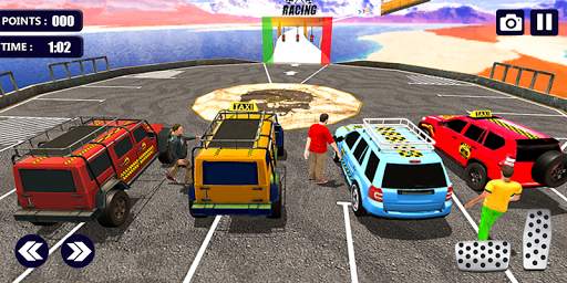 Prado Taxi Car Impossible Tracks Crazy Car Stunts screenshot 1
